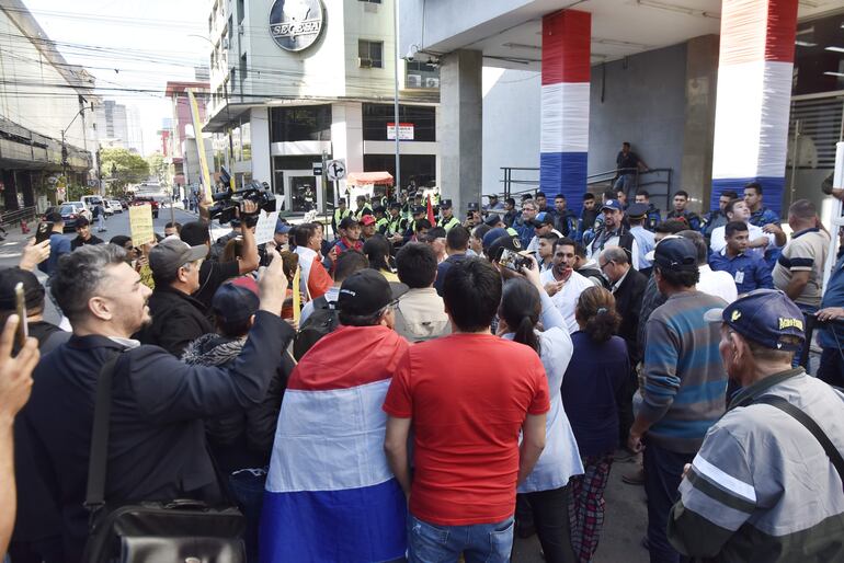 Hubo violencia en la manifestación. 