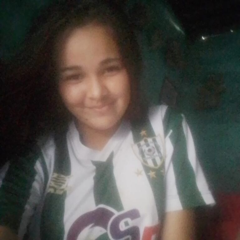 Claudia Arami Benítez Alcaraz (13), adolescente desaparecida que reside en Ypacaraí.