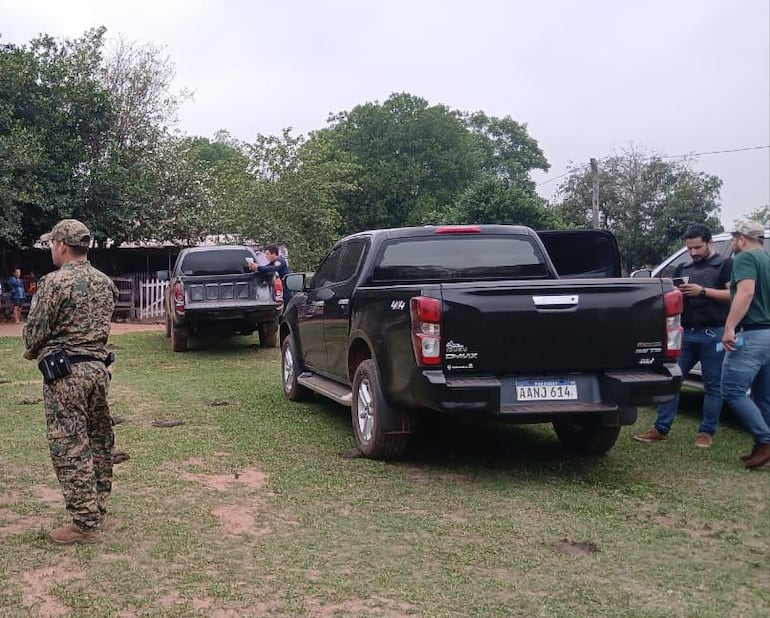 Dos hombres resultaron heridos durante un operativo fiscal-policial llevado a cabo en Horqueta, en el límite con Arroyito.