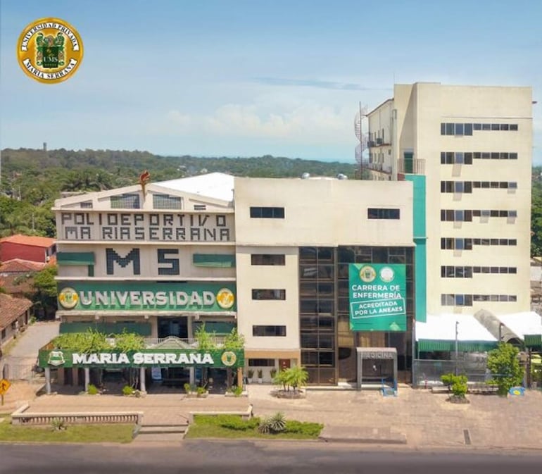 Sede de la Universidad María Serrana, en barrio Loma Pytá, de Asunción.