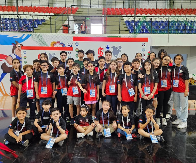 Participantes de XIII Campeonato Panamericano Escolar de Ajedrez en su modalidad rápida.