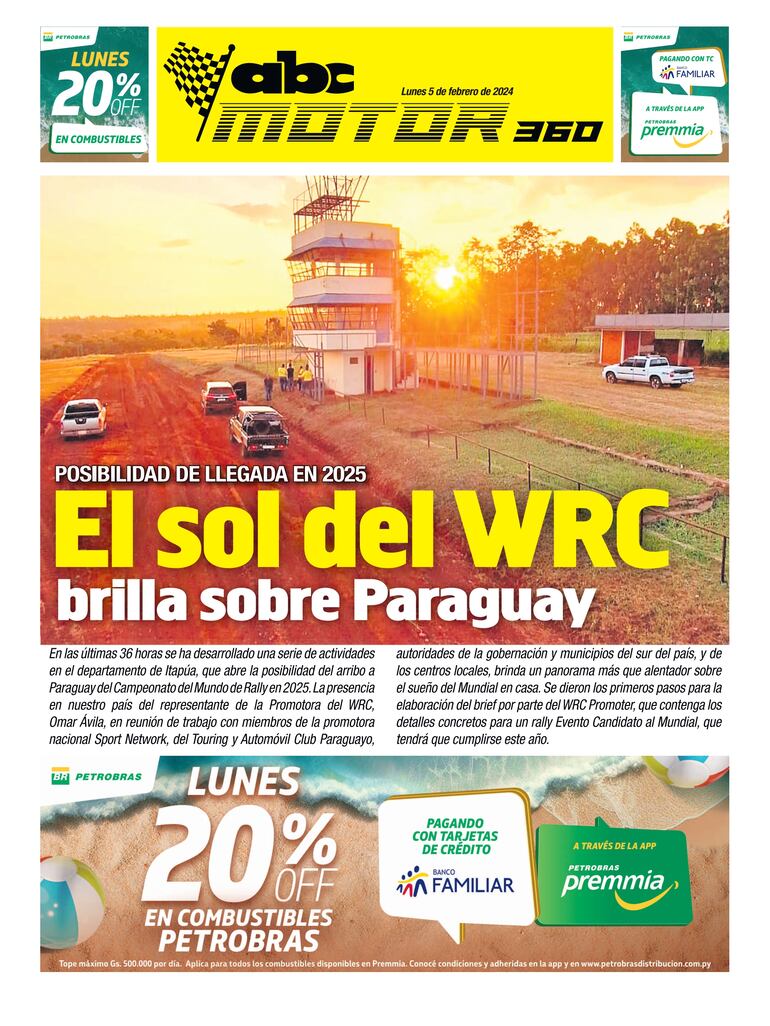 Hace exactamente un poco más de un año, el sol del WRC brillaba sobre Paraguay.