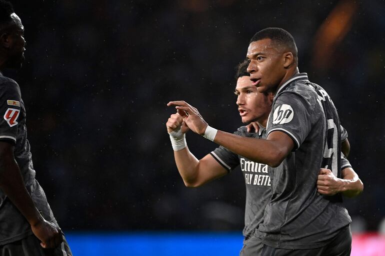 Kylian Mbappé marcó uno de los goles del Real Madrid