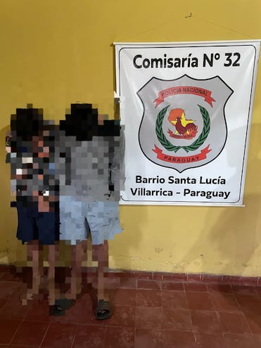 Adolescentes de 15 y 17 años detenidos en flagrancia.