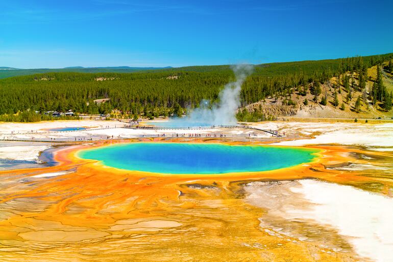 Caldera de Yellowstone, un supervolcán.