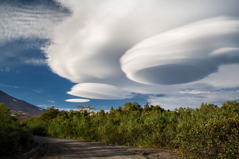 Nubes lenticulares.