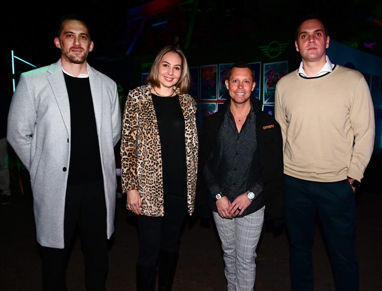 Emiliano Remonato, Laura López, Raúl Fanego y Christian Vázquez.