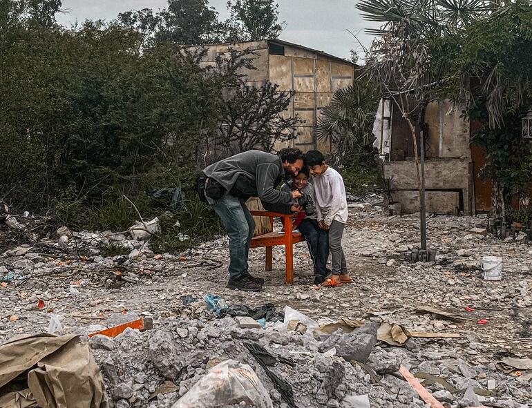 Una de las fotografías de Rodrigo Abd para la campaña anual de TECHO.