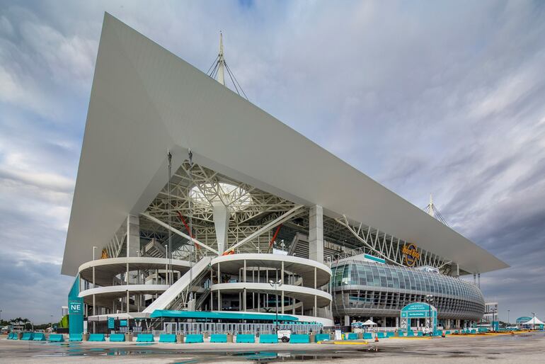 Hard Rock Stadium, sede de la final de la Copa América 2024.