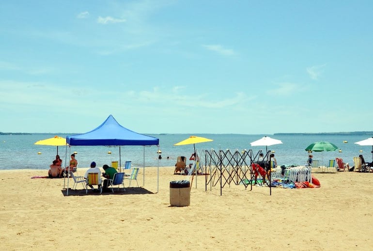 Vacaciones en la playa. 