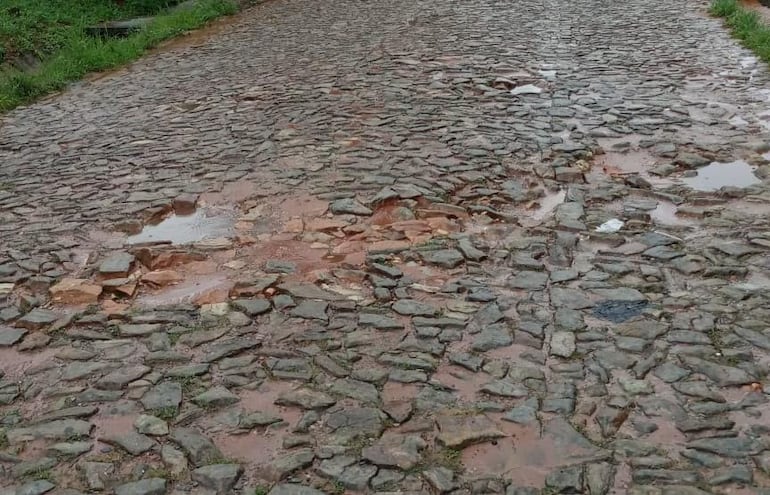 Las vías están en pésimas condiciones.