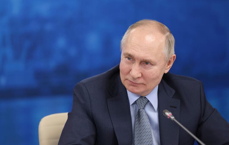 El presidente de Rusia, Vladimir Putin, de 71 años, tiene prácticamente asegurada su reelección.