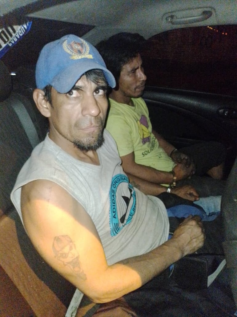 Dos sujetos fueron detenidos por hurto de robos en el barrio Chiquito de Asunción.