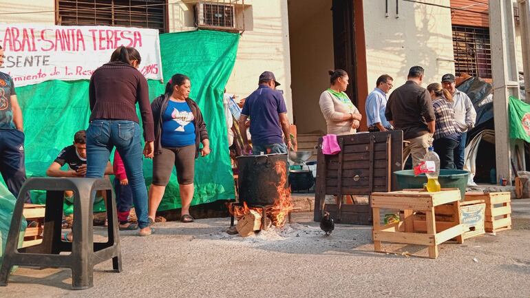 indert campesinos protesta Asunción