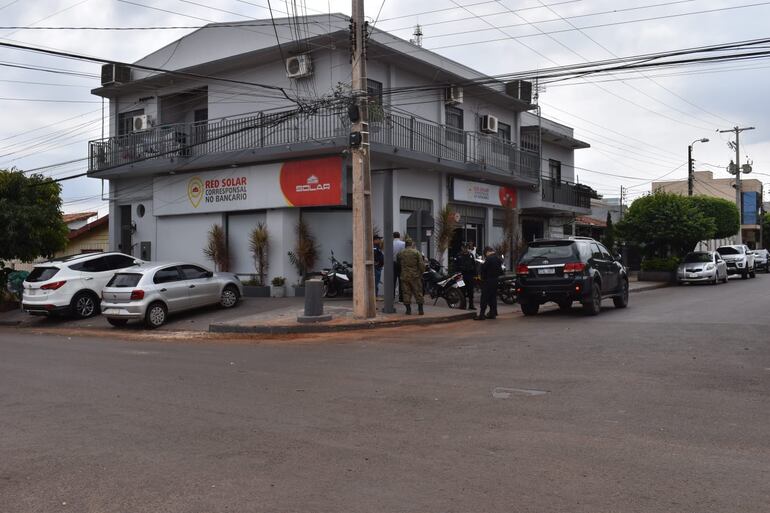 El camión asaltado llevaba encomiendas a una sucursal no bancaria de Pedro Juan Caballero.