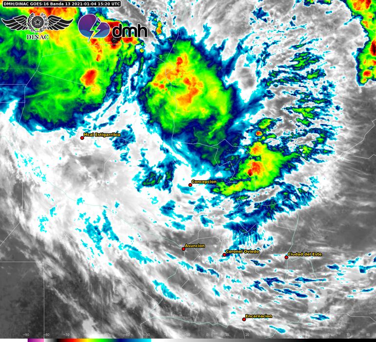 En la tarde del lunes se pronostican tormentas sin descartar fenómenos de tiempo severo durante esta tarde en el norte de ambas regiones.