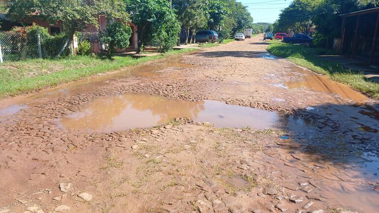 Grandes pérdidas de agua en diferentes partes de la ciudad.