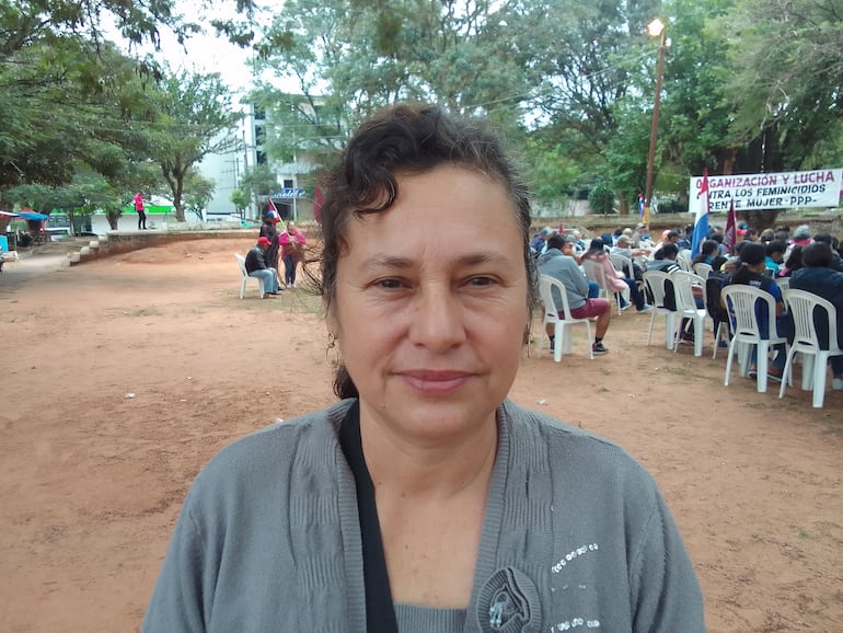 Wilma Ramírez, dirigente departamental de Frente Mujer