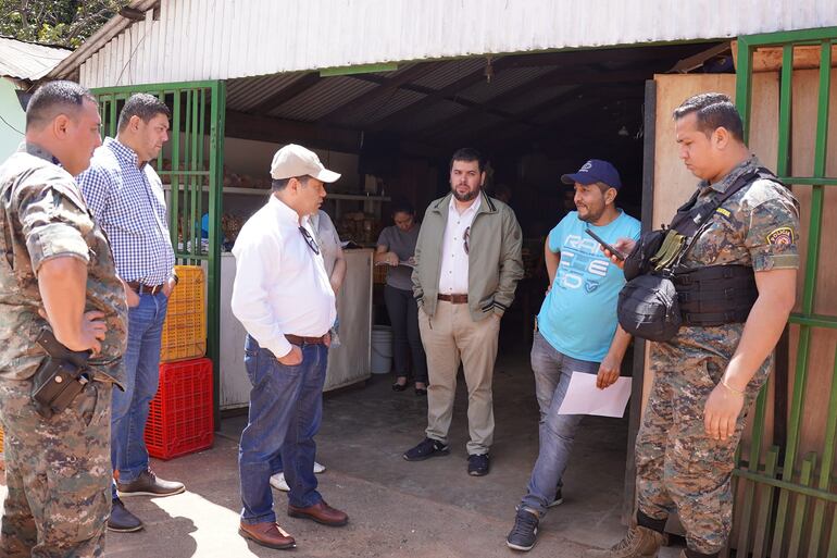 ANDE interviene por conexión directa a una panadería en Santa Rosa del Aguaray.