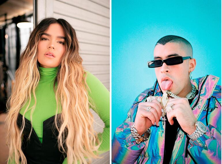 La cantante colombiana Karol G y el puertorriqueño Bad Bunny son los principales nominados para la 25 edición de los Latin Grammy.