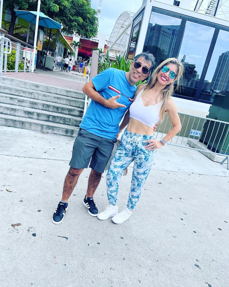 Nelson Cuevas y Alicia Ramírez disfrutan de días de relax en Miami. (Instagram/Alicia Ramírez)