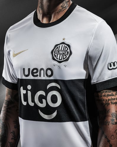 Nueva casaca del Olimpia para el 2025.