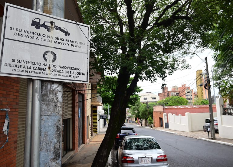 Imagen de referencia: el estacionamiento tarifado sería implementado próximamente en Asunción.