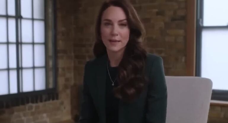 Así luce Kate Middleton en el video de la fundación que preside. (Redes)