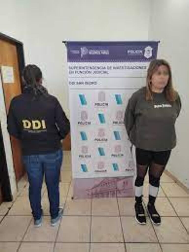 Lidia Isidra Figueredo, exempleada de Matitegui detenida e imputada como sospechosa del robo de US$ 500.000.