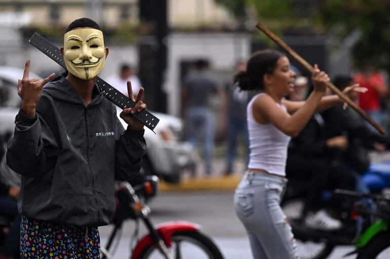 Protestas en toda Venezuela contra Nicolas Maduro, 29 de julio de 2024 (Foto: Raúl Arboleda / AFP)