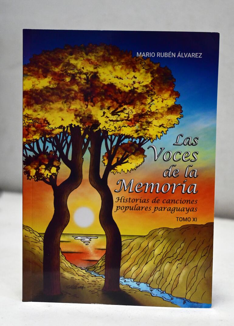 Portada del libro Las voces de la memoria, tomo XI, de Mario Rubén Álvarez.