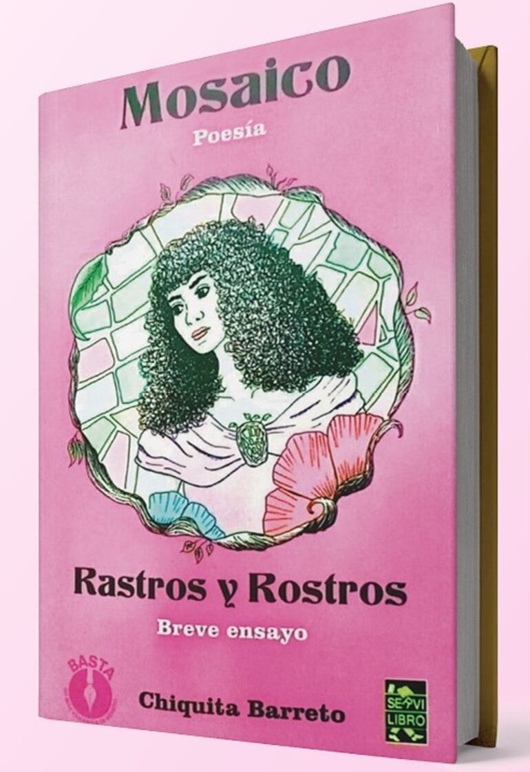 Portada de "Mosaico. Rastros y Rostros", el nuevo libro de la escritora Chiquita Barreto.