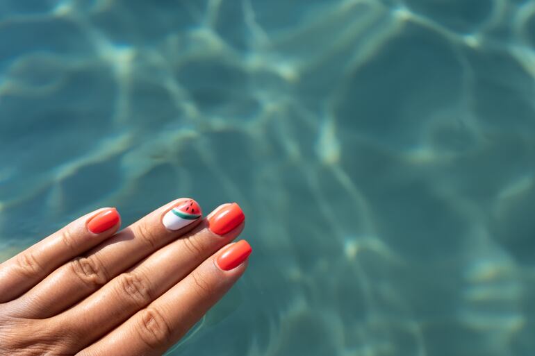 Uñas en verano.