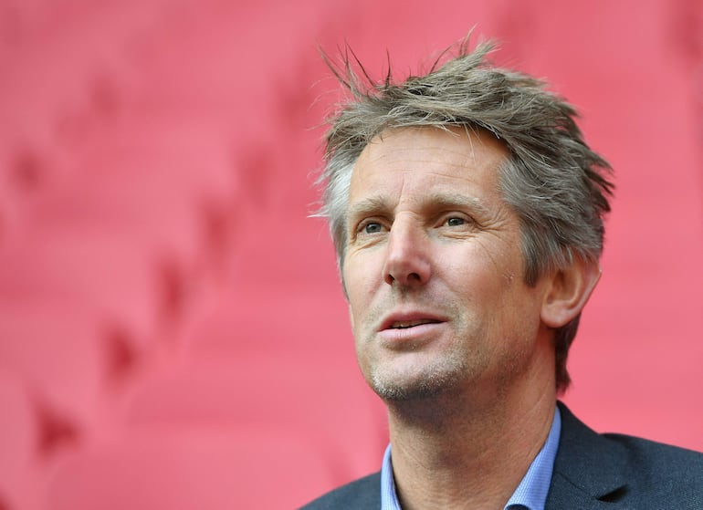 Edwin van der Sar, ex arquero de la selección de Holanda, que ayer sufrió un accidente cerebrovascular