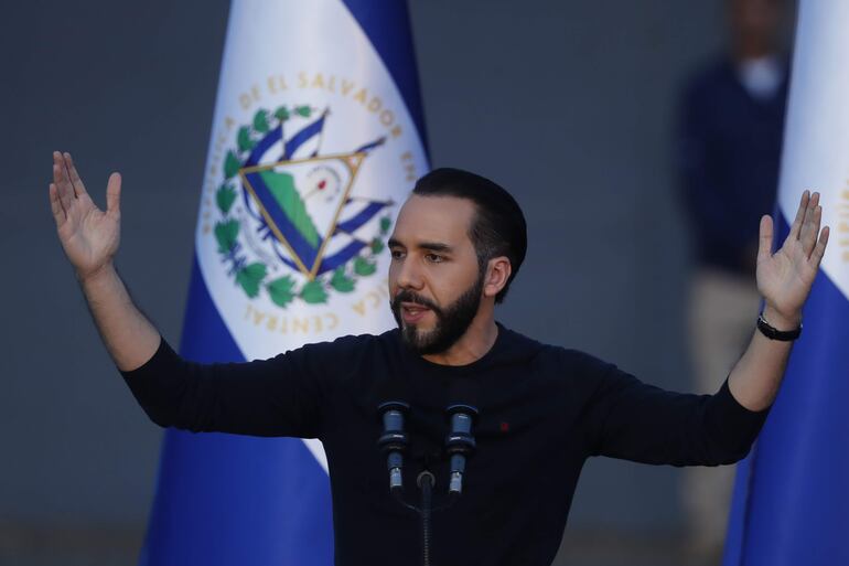 El presidente de El Salvador, Nayib Bukele.