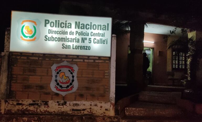 Fachada de la Subcomisaría número 5 de Calle’i, San Lore