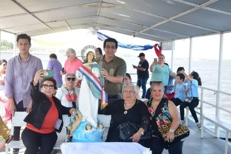 La tradicional procesión náutica de la Virgen Nuestra Señora de la Asunción se realizará en la Playa La Rotonda.