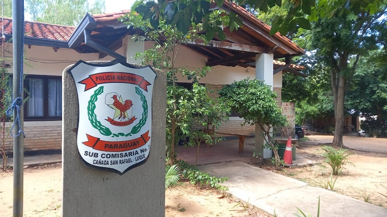 Fachada de Sub Comisaría de Cañada San Rafael de Luque.