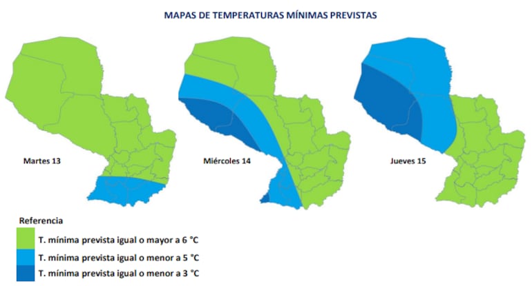 Anuncian bajas temperaturas para esta semana.