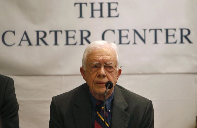 Jimmy Carter en una foto de archivo.