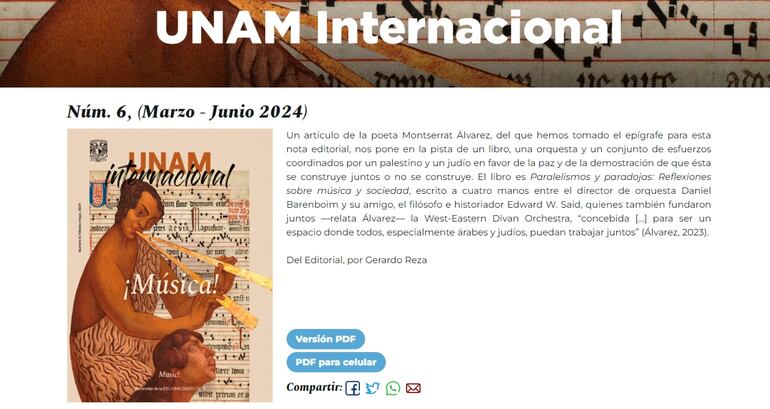 Web de UNAM Internacional