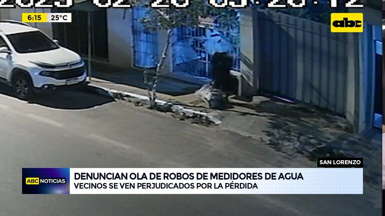 Video: Denuncian ola de robos de medidores de agua