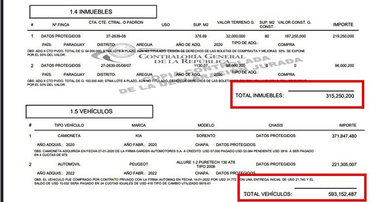 Declaración jurada de Gustavo Arias.