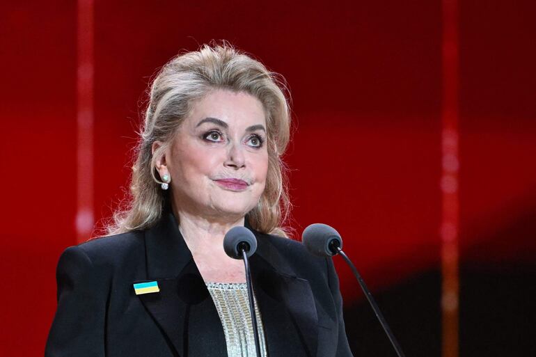 Catherine Deneuve pronunció el discurso de apertura en la ceremonia.