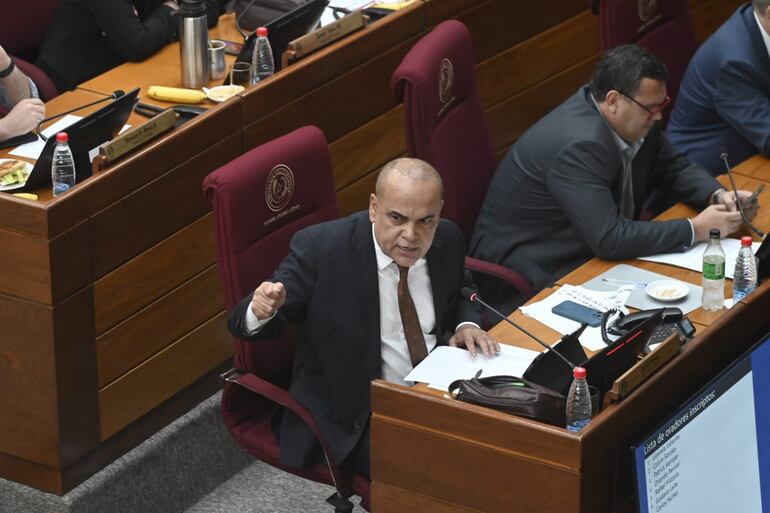 El senador cartista dijo a los que se oponen al proyecto de ley que lo dejen a cargo de los senadores. "Vamos a inventar el dinero", expresó.