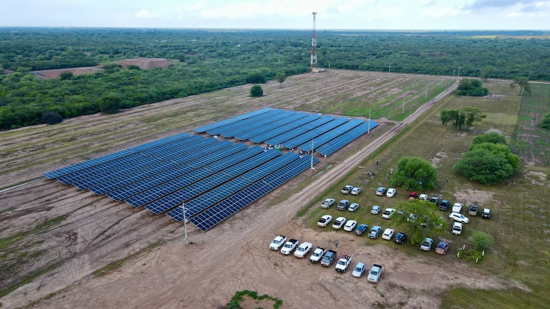 Planta de energía solar en Filadelfia.