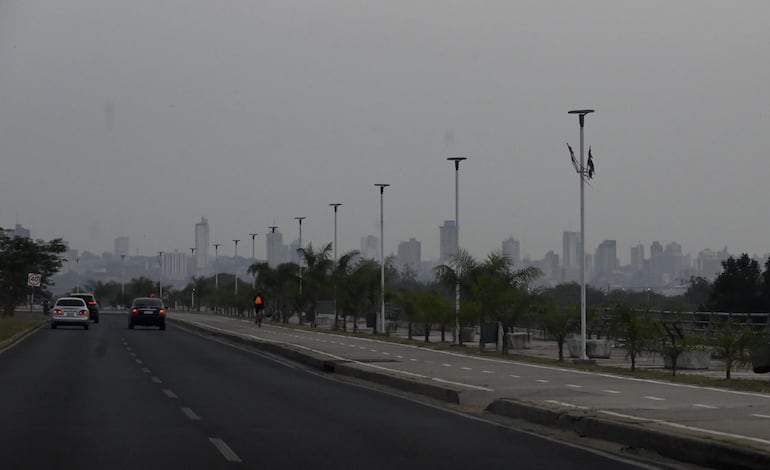 Durante los últimos días, la calidad del aire en Asunción es perjudicial para grupos sensibles.