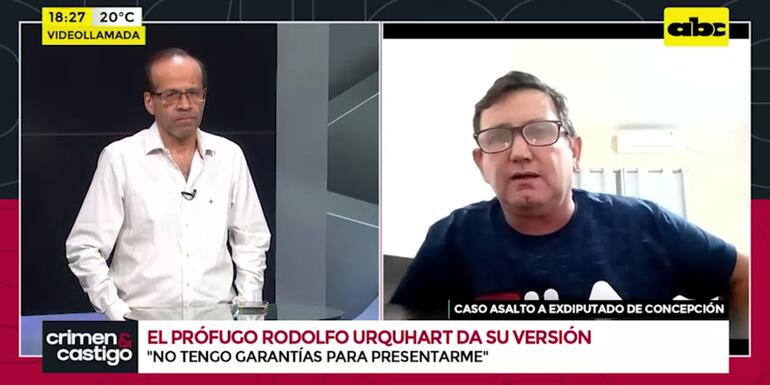 Rodolfo Arnaldo Urquhart Maluff,  alias Rodi, habló ayer en  Crimen y Castigo de ABC TV.