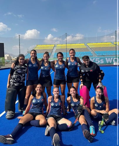 Selección paraguaya de hockey5s. Las Aguará debutan en el mundial contra Uruguay, el miércoles.