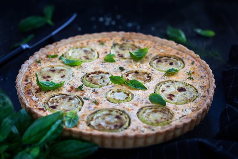 Tarta de zucchini.